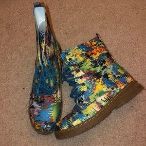 Colorful Combat Boots